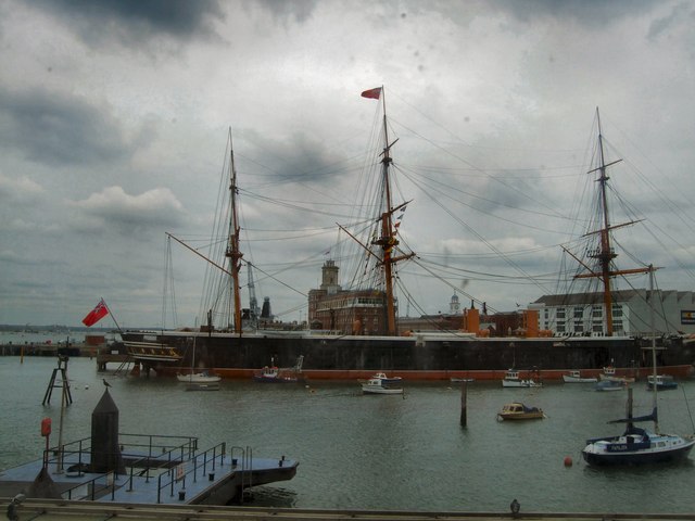 HMS Warrior - Portsmouth Harbour © Paul Gillett :: Geograph Britain And ...