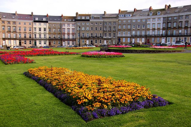 Flowerbed on Royal Crescent