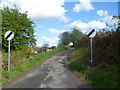 End of the 30mph speed limit in Abertridwr