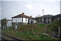 House backing onto the railway line