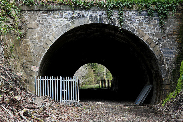 The south portal of Buckholm Tunnel © Walter Baxter :: Geograph Britain ...