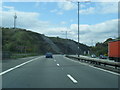 M4 west entering cutting after Neath Bridge