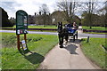 Walkway from the car park to Sudbury Hall