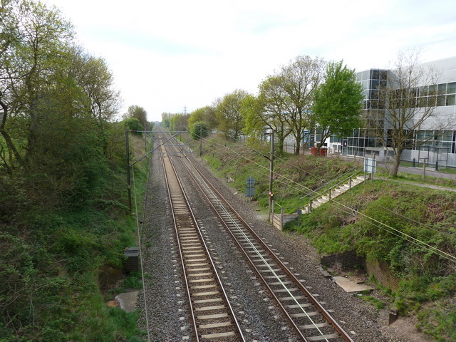 Railway west of Aston Lane