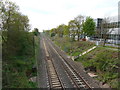 Railway west of Aston Lane