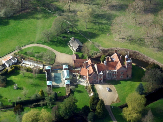 Horham Hall from the air © Thomas Nugent :: Geograph Britain and Ireland