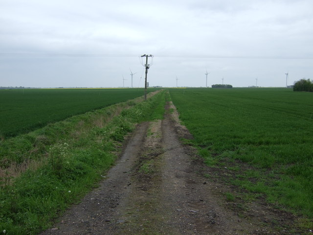 Farm track off Oilmills Road