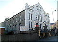 Grade II listed Hyfrydle Chapel Holyhead viewed from the east