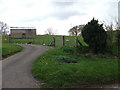 Modern outbuilding at Bryn Bras