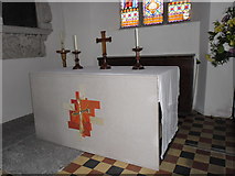 SU2423 : All Saints, Whiteparish- main altar by Basher Eyre