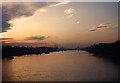 TQ2877 : Sunset over the Thames by Nigel Brown