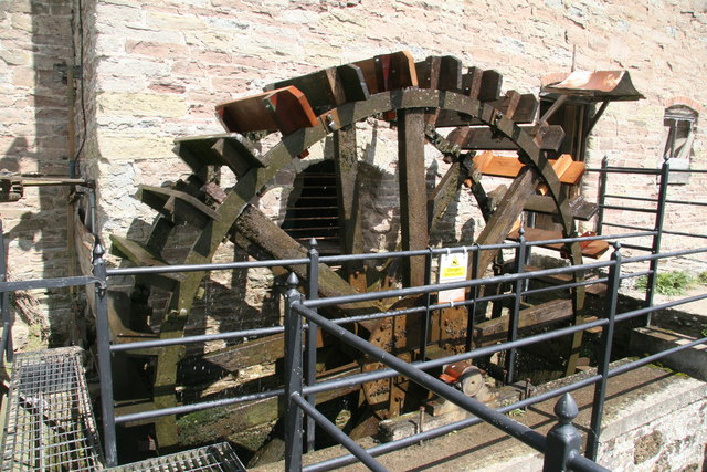 Waterwheel, Ashford Mill, Ashford... © Chris Allen :: Geograph Britain ...