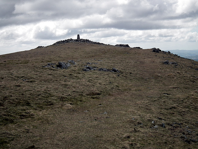 Nearing the summit of Plynlimon from the Maesnant path