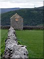 Drystone wall and barn