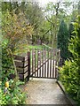 Gate on Sowerby Bridge Footpath 134 at Rough Hey, Norland