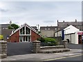 Newcastle Baptist Church and Dirty Duds Laundry in Bryansford Road