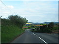 B4347 at Porth-y-gaelod with hot air balloon visible