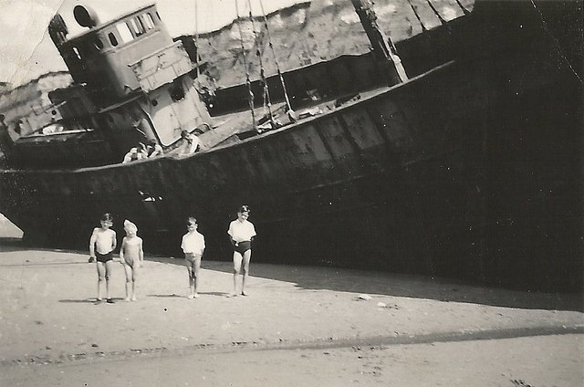 Wreck of the Sheraton on Hunstanton Beach