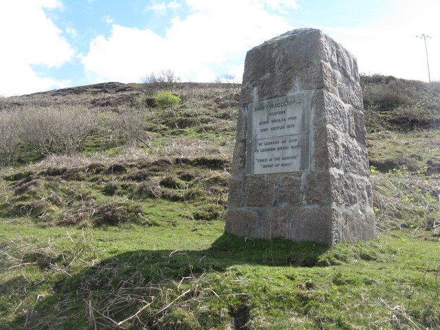 Memorial to Mary MacDonald (1789-1872)