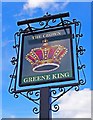 The Crown (3) - sign, Thame Road, Stadhampton