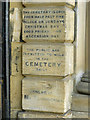 Brompton Cemetery - gateway inscriptions