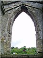 ST5394 : Chapel window, Chepstow Castle by Rob Farrow