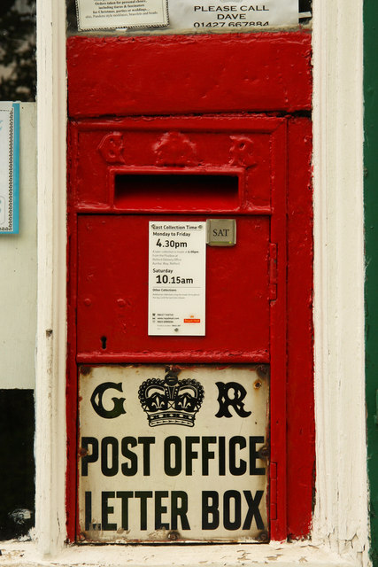George V postbox