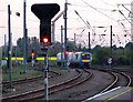 Colchester train leaving Ely