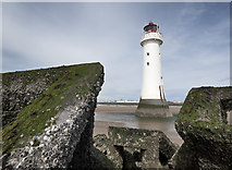 SJ3094 : Perch Rock Lighthouse, New Brighton by Paul Harrop
