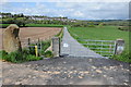 Track and footpath, Twyi valley