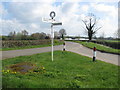 Road junction near Upper Wardington