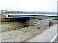 North side of a road bridge across the Afon Lliedi, Llanelli