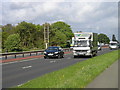 Mid-afternoon traffic on A580, Lowton