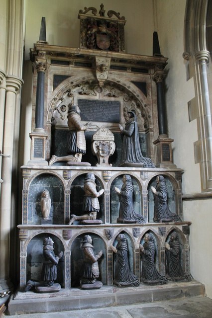 Memorial to Sir George Manners and family, All Saints' church, Bakewell