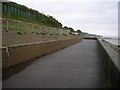 Cycle track along Clacton seafront