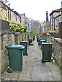 Wheely bins in Saltaire