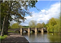 SK2168 : Bakewell's old bridge by Neil Theasby