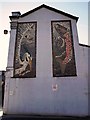 Mosaic Murals in Church Street, Pontypridd