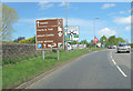 Approaching A66 junction at Eamont Bridge