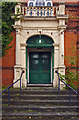 Entrance to Haverhill Corn Exchange (1889)