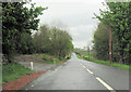 A701 north passing entrance to Burrance