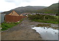 Path from railway to Morfa Avenue, Margam, Port Talbot