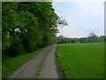 Farm track at Lowcocks