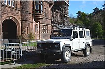 NM4099 : Back entrance to Kinloch Castle, Rum by Jim Barton