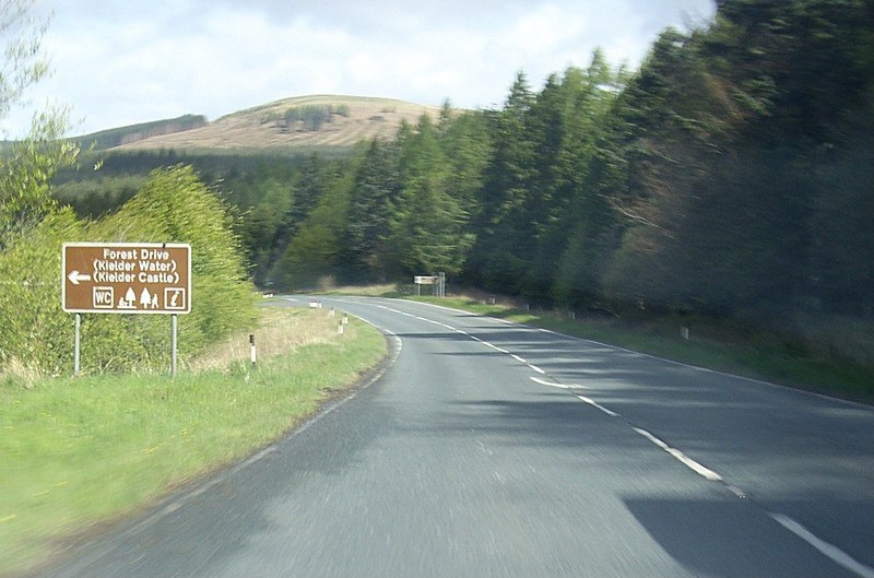 Forest Drive Junction On A68 Near... © Stanley Howe Cc-by-sa/2.0 ...