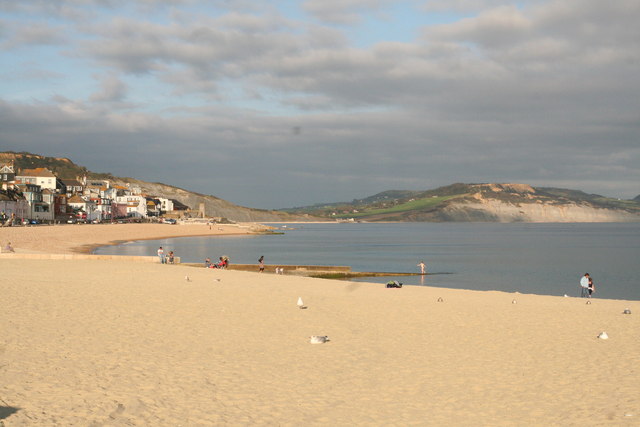 Sandy beach at Lyme Regis © Philip Jeffrey :: Geograph Britain and Ireland