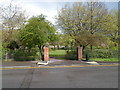 An entrance to Tollgate Park, Margam, Port Talbot