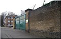 An entrance to Convoys Wharf