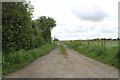 Track and footpath off Station Road