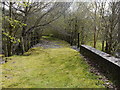 Down disused railway track